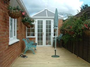 Decked Front Patio