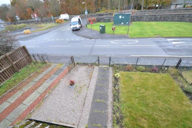 Aerial front garden