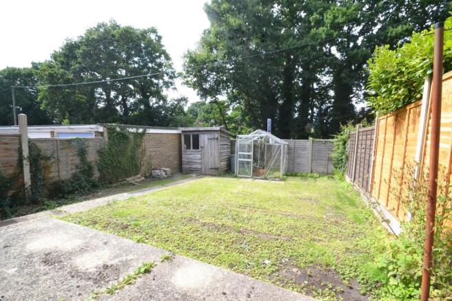 Rear garden