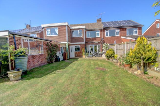 Rear view of property