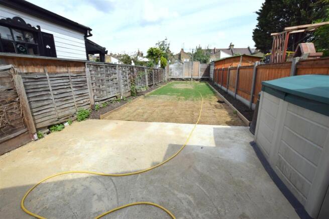 Rear garden:
