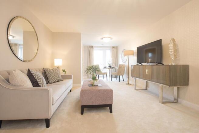 Show home living room