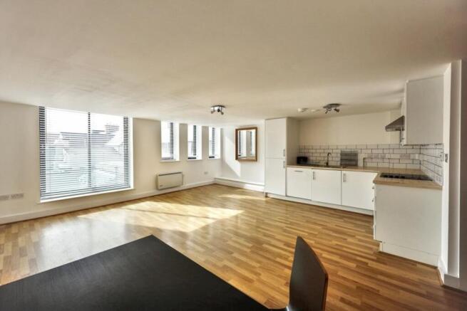 kitchen and living a