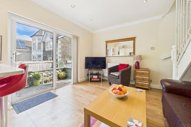 Open plan living area