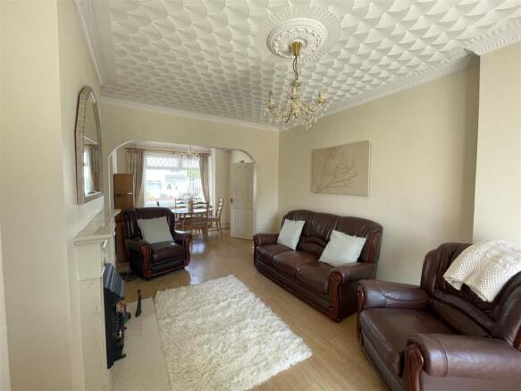 Another angle of living/dining room