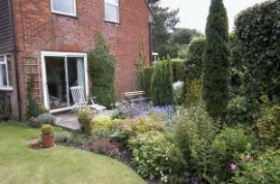 Rear of property