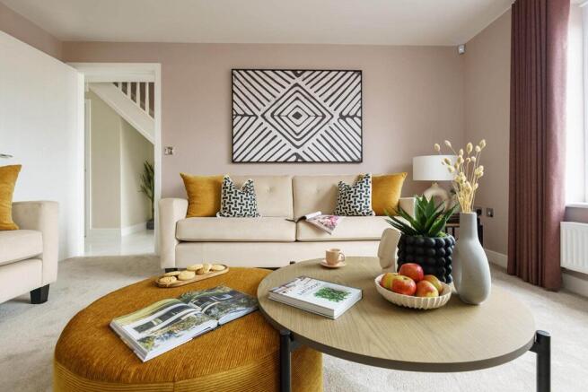 A bright and airy lounge is the perfect place to spend as a family