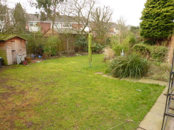 South Facing Rear Garden