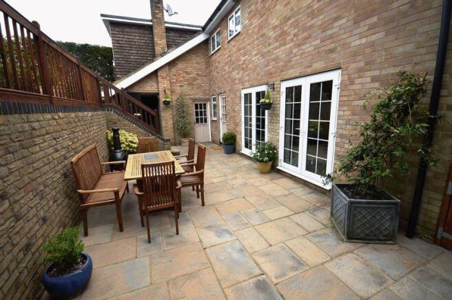 Lower patio