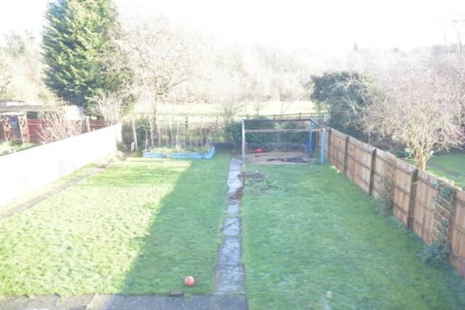 Rear Garden and view