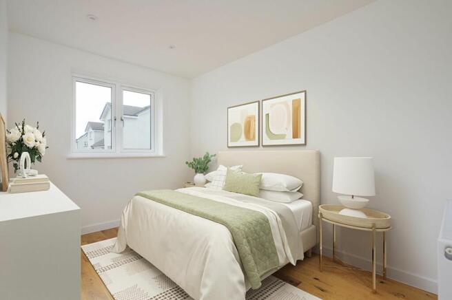 Virtually Staged Bedroom