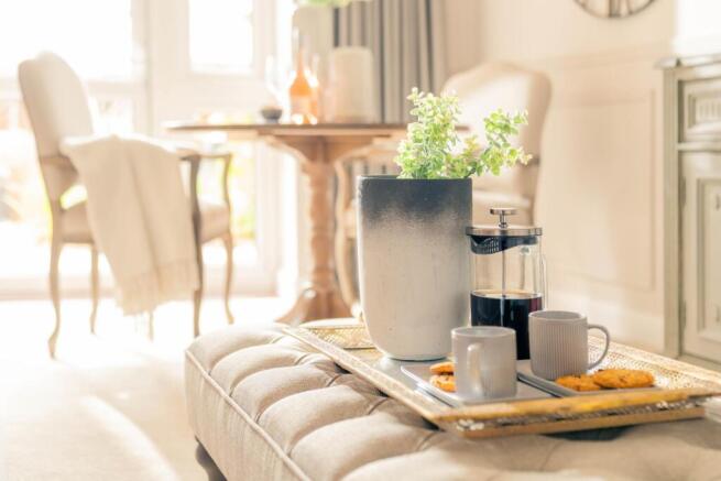 Show home dining area