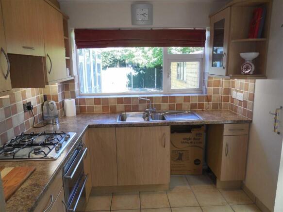 Modern fitted kitchen (rear)