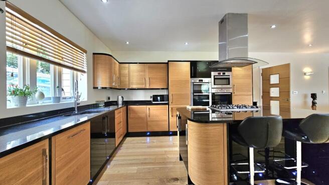 Open plan kitchen area