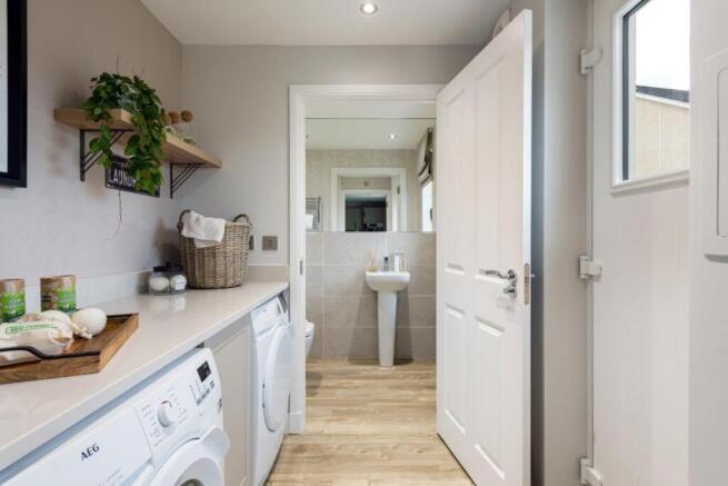Utility room in 4 bed detached home