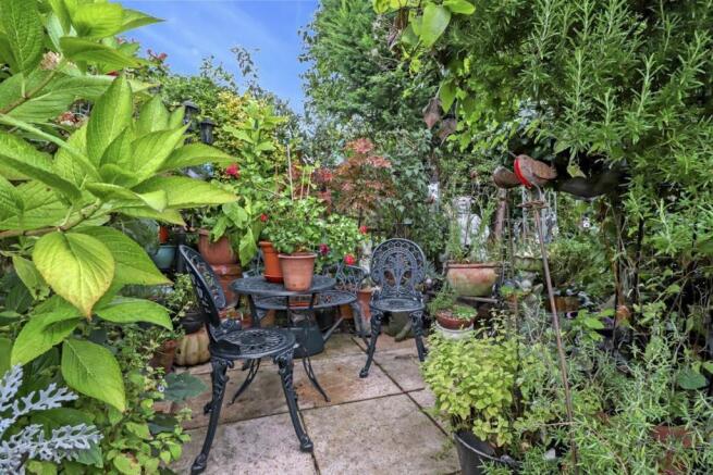 Rear courtyard