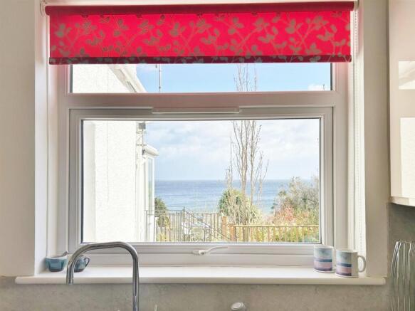 Dreamy view from the kitchen sink
