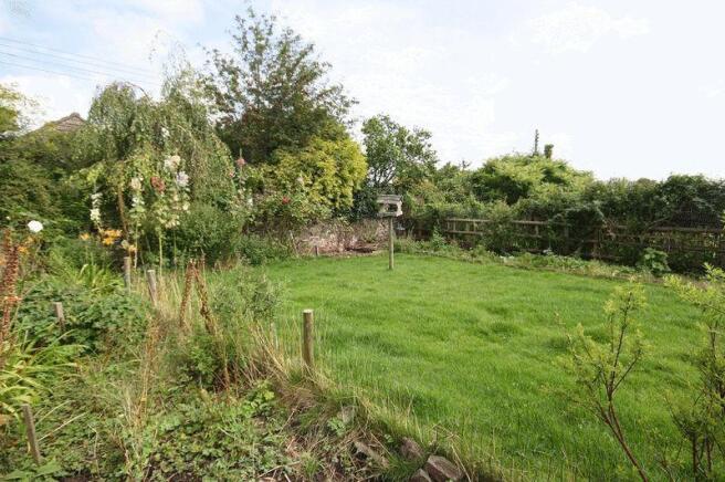 Rear of property