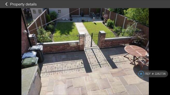Rear Garden, West Facing