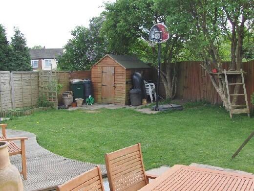 Large rear garden