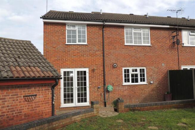 Rear garden with patio