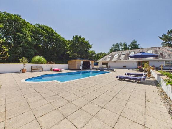pool and terrace