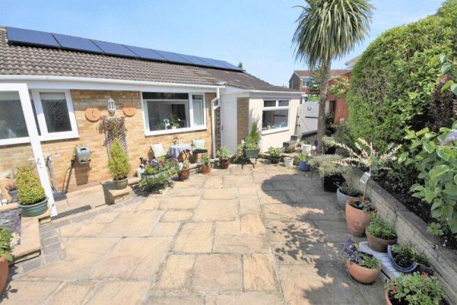 Rear of property