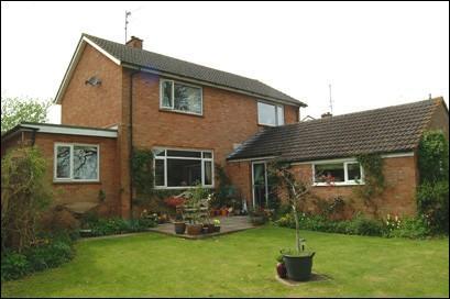 Rear of house