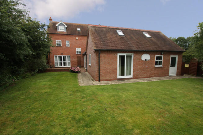 Rear of property