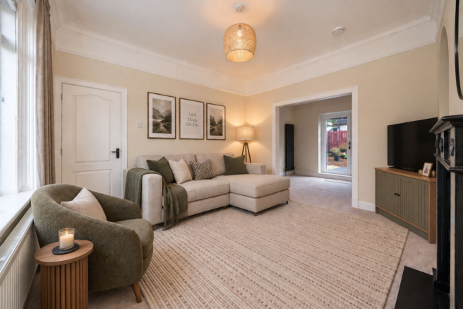 Virtually Staged Lounge