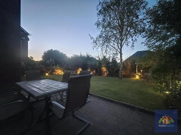 Night time Back Garden