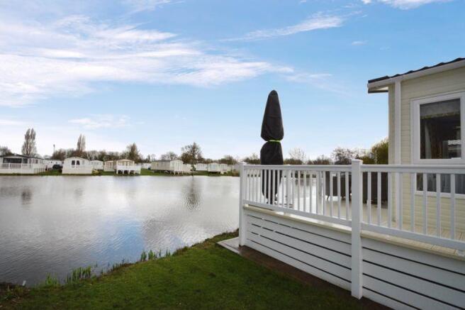 Decking and lake view