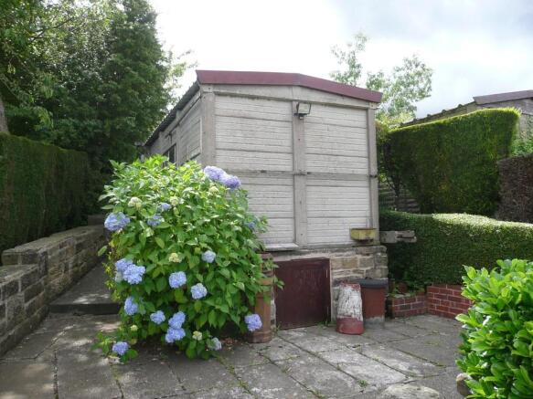 Rear garage