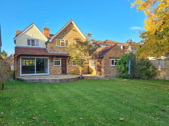 Rear of property