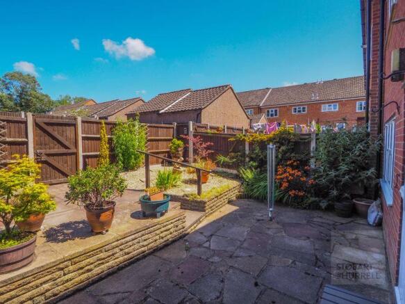 Rear Paved Terrace