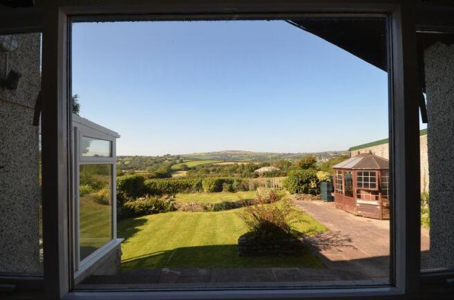 View from kitchen