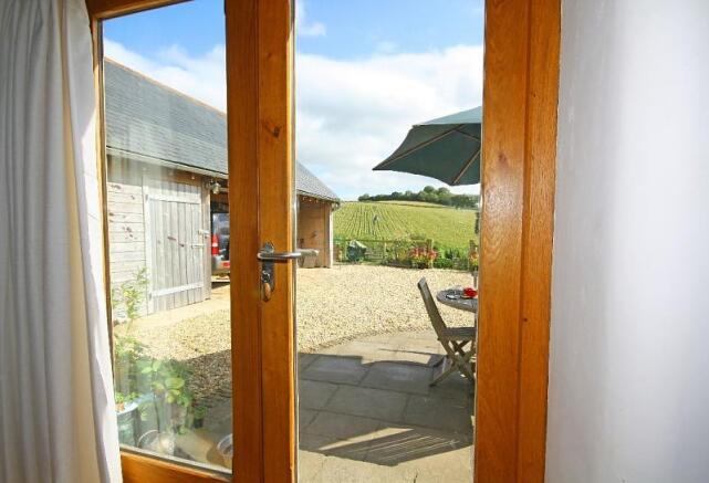 View Through French Doors