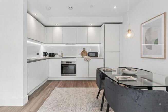 Open plan kitchen