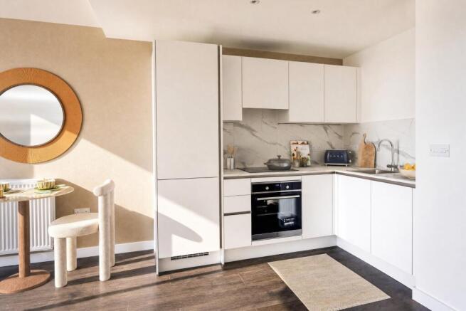 Hayes Village - Studio kitchen