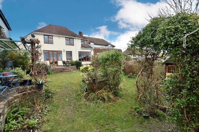 Rear of property