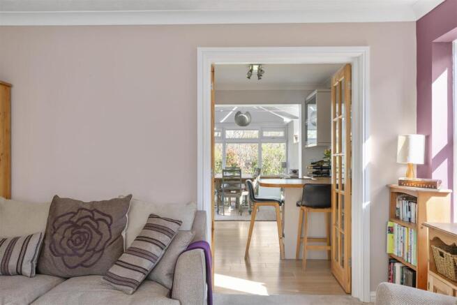 Sitting Room To The Dining Kitchen