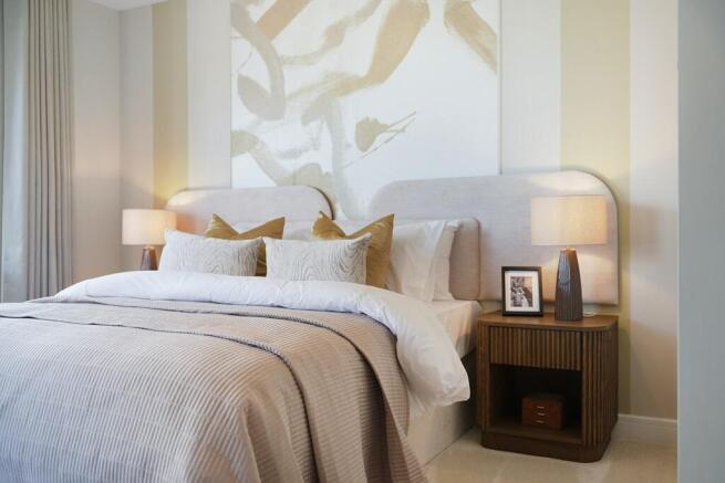 The main bedroom, comfortable yet stylish