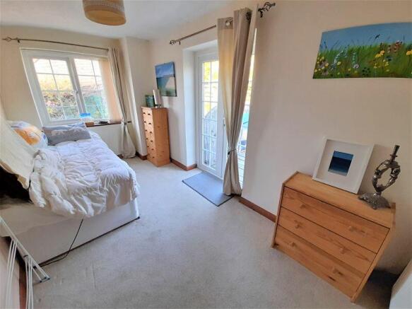 Bedroom with French Doors