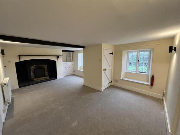 Living Room with feature fireplace