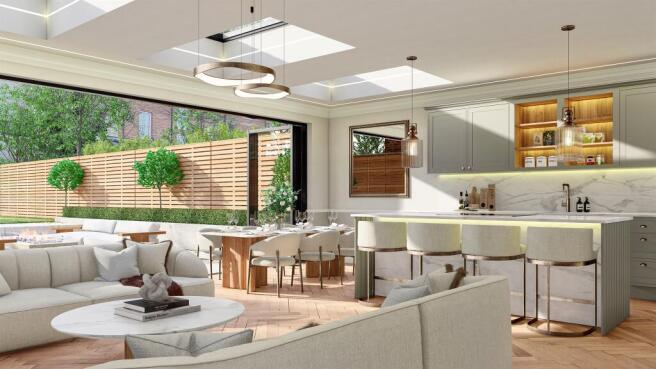 Kitchen Living Dining Room