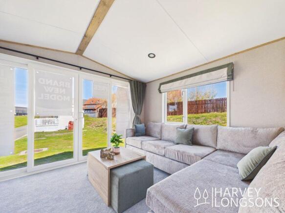 ABI Ingleton holiday home living room with corner