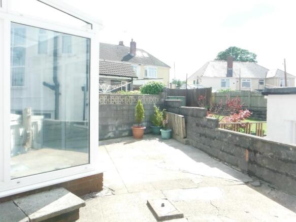 Rear garden