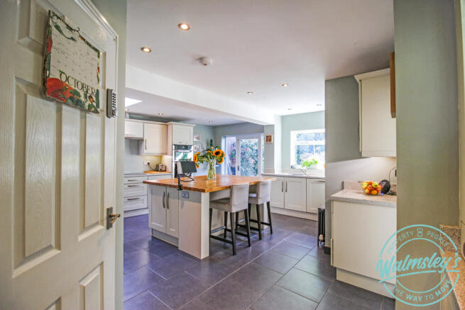Entering the kitchen