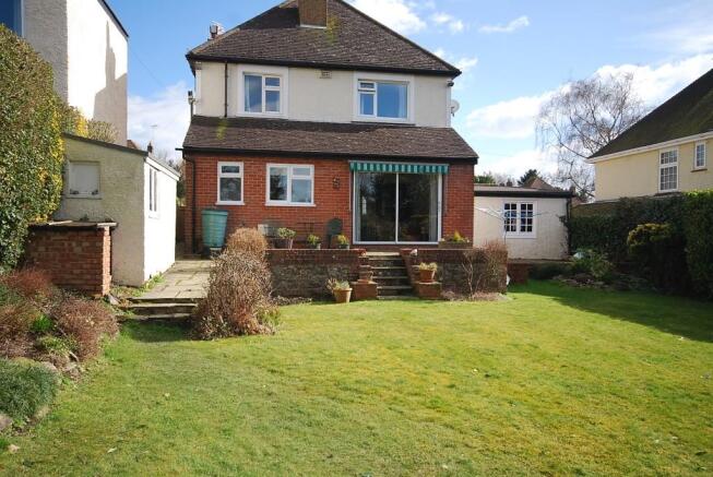 Rear of property