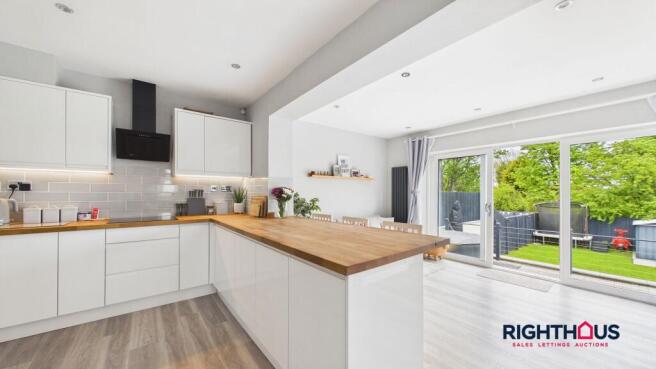 Extended Living Kitchen